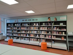 Foto bibliotheek in Ossendrecht-binnenzijde