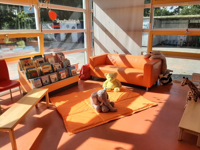 Logo van Bibliotheek Gouda, Kinderbibliotheek de Biep