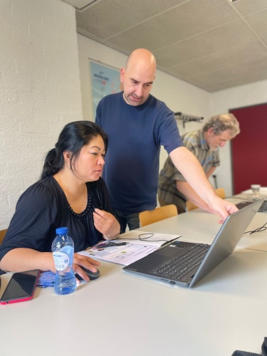 Cursus TaalKlik in de Zuidpilaar.
